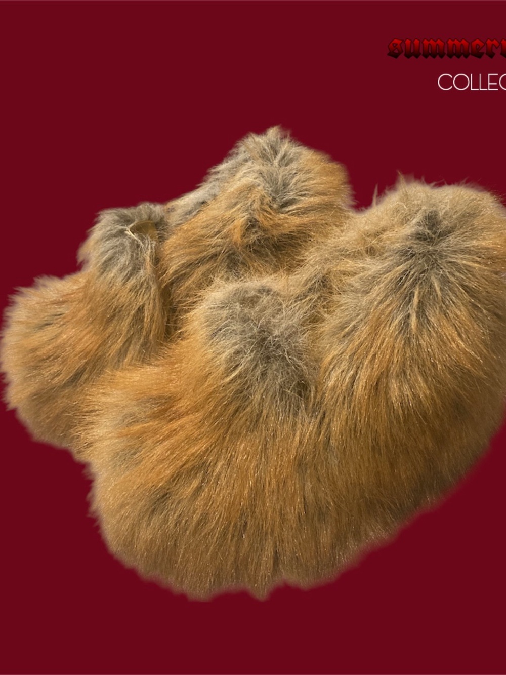 Rave Azalea Wang Jaeke Faux Fox Fur Wedges